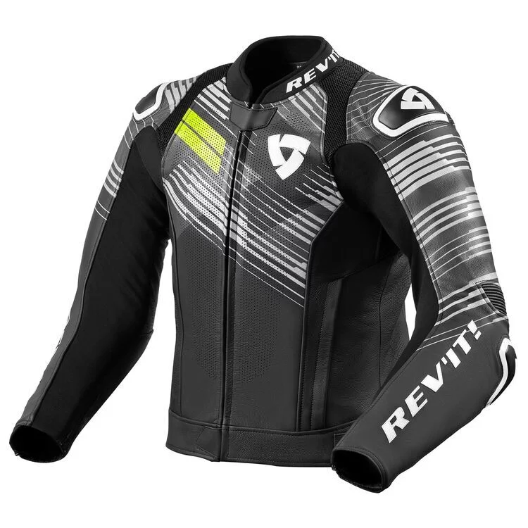 Apex Custom Motorbike Leather Racing Jacket Yellow