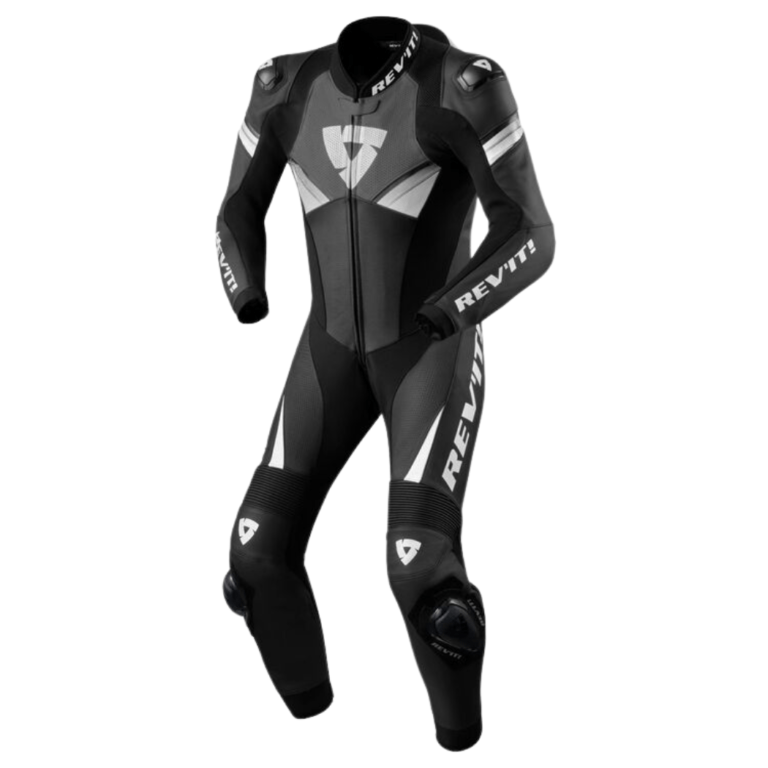 Argon 2 Custom Motorbike Leather Racing Suit Black White