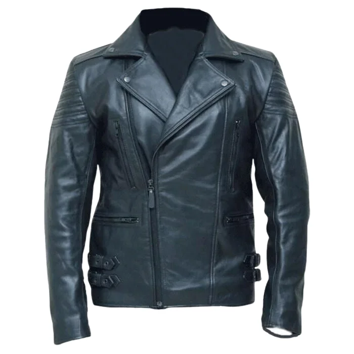 BIKER LEATHER JACKET FOR MEN