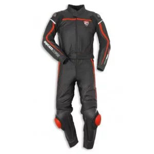 Ducati Corse Motorbike Leather Racing Suit Black