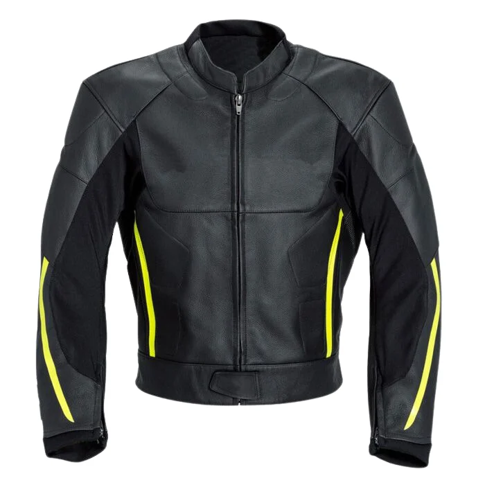 ELEMENT SEMI MOTORBIKE LEATHER JACKET