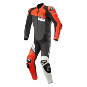 GP Plus v2 Venom Motorbike Race Suit Black Red White