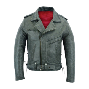 KISS ARMY MOTORCYCLE LEATHER BIKER JACKET