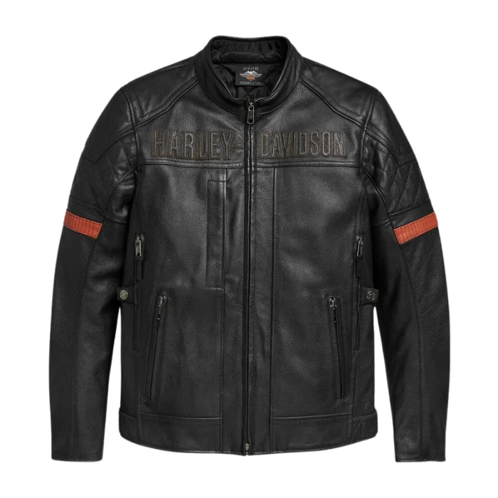 MEN'S VANOCKER TRIPLE VENT SYSTEM LEATHER JACKET