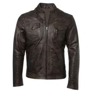 TIMBER EDINBURGH LEATHER JACKET