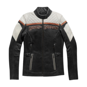 WOMEN HD TRIPLE VENT MISS ENTHUSIAST II LEATHER JACKET