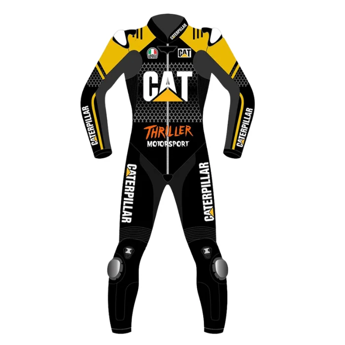 Jack Miller Caterpillar Thriller Leather Race Suit 2023