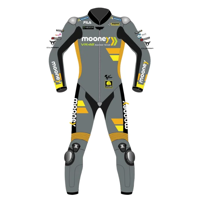 Luca Marini MotoGP 2022 Mooney VR46 Racing Leather Suit