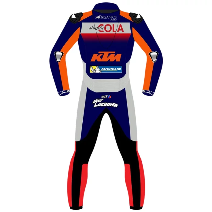 iker Lecuona KTM Motorbike Leather Suit 2020 Back