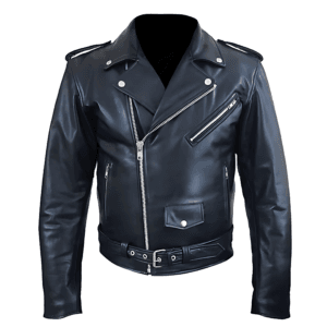 Biker Style Classic Black Premium Heavy Leather Jacket